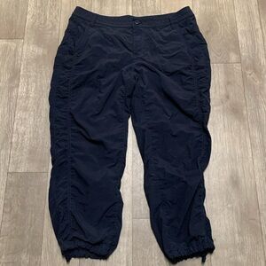 Eddie Bauer Navy Cropped Pants